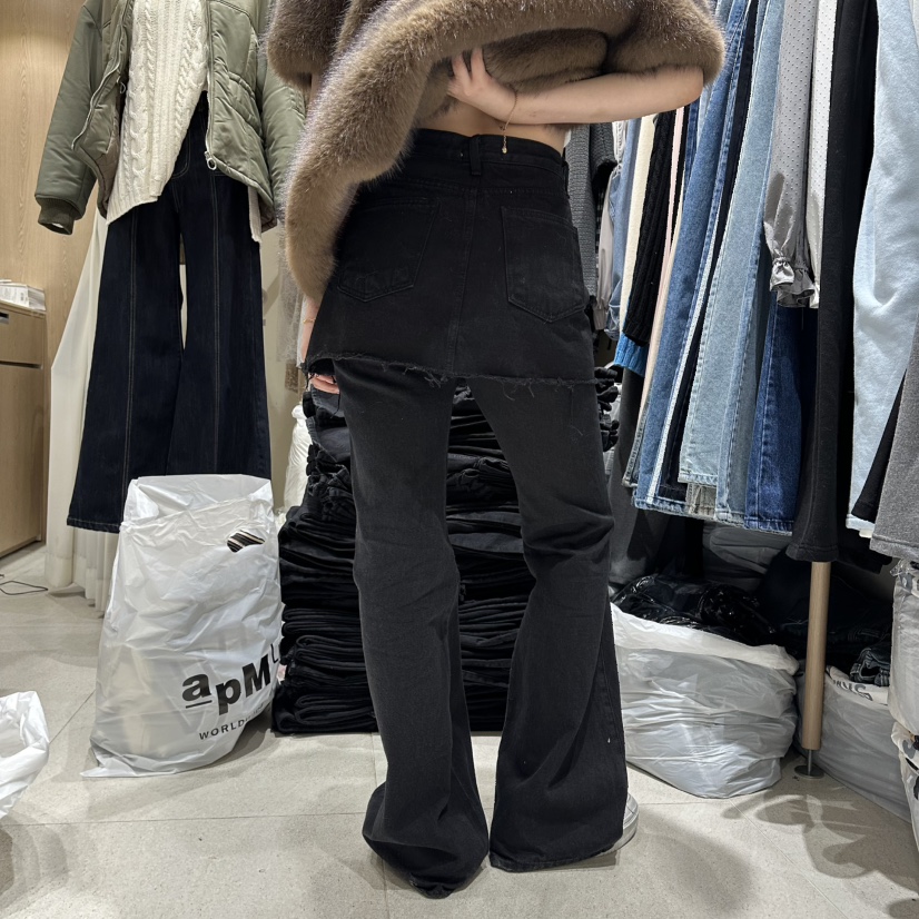 VINTAGE VIBE東大門㊣代購女裝新品推薦熱賣真品時尚裙褲絨VINTAGE VIBE裙褲