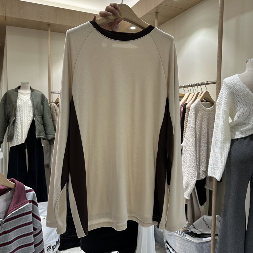 VINTAGE VIBE東大門㊣實拍女裝新品推薦時尚真品人氣長袖T恤VINTAGE VIBE長袖T恤圖色1