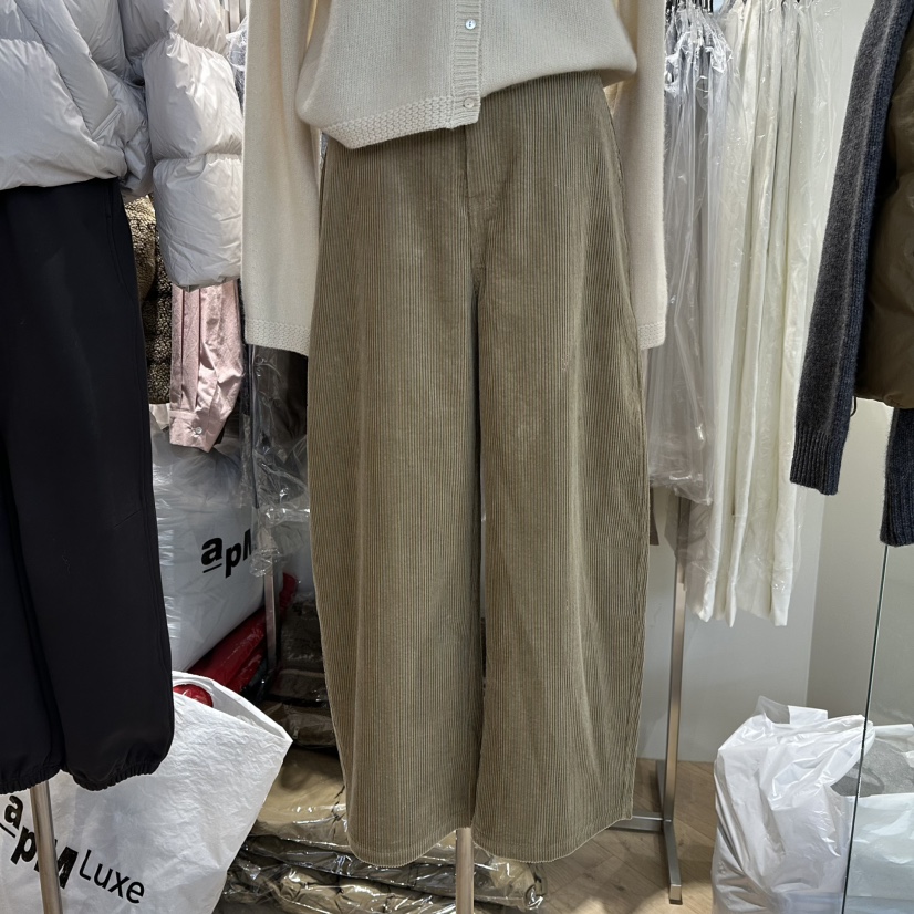 MARANT韓國代購㊣女士新品人氣25秋冬時尚熱賣休閑褲燈芯絨MARANT休閑褲圖色1