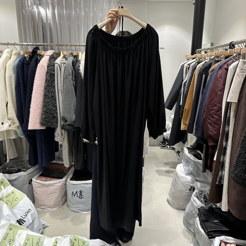 GREEK韓國代購㊣女裝新款人氣時尚推薦熱賣真品休閑連衣裙露肩GREEK連衣裙