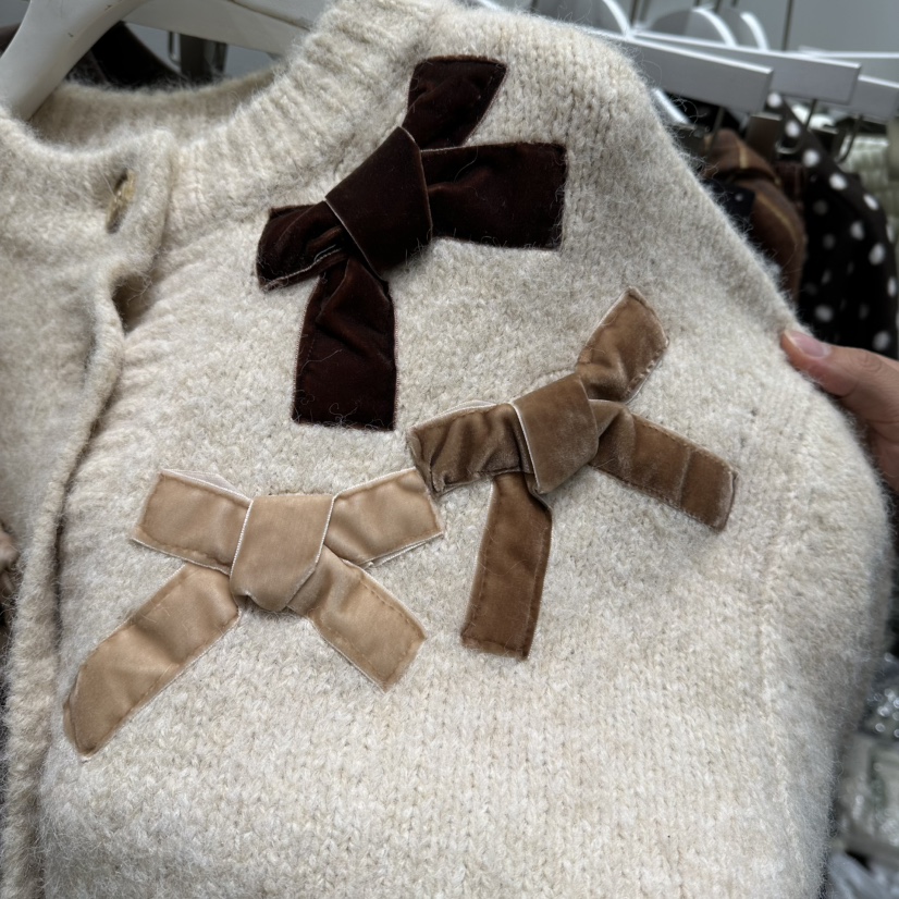 VINTAGE 888韓國直郵㊣女裝新品人氣推薦25秋冬針織衫絲絨開衫VINTAGE888/TRIPLE EIGHT針織衫