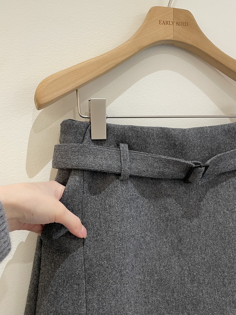 OBSESS韓國直郵㊣女裝新品真品休閑推薦25秋冬熱賣裙褲含腰帶OBSESS/EARLY BIRD裙褲