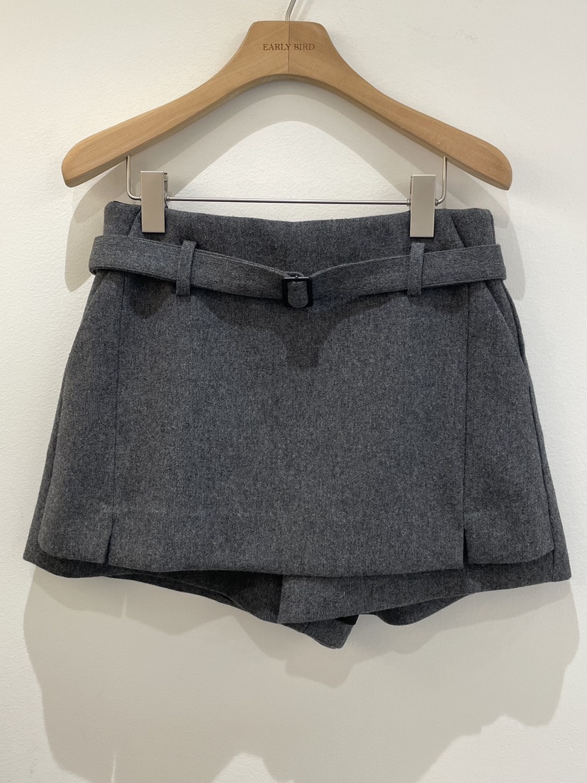 OBSESS韓國直郵㊣女裝新品真品休閑推薦25秋冬熱賣裙褲含腰帶OBSESS/EARLY BIRD裙褲圖色2