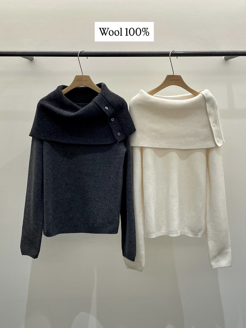 OBSESS東大門㊣直郵女裝新品休閑25秋冬推薦熱賣真品針織衫OBSESS/EARLY BIRD針織衫