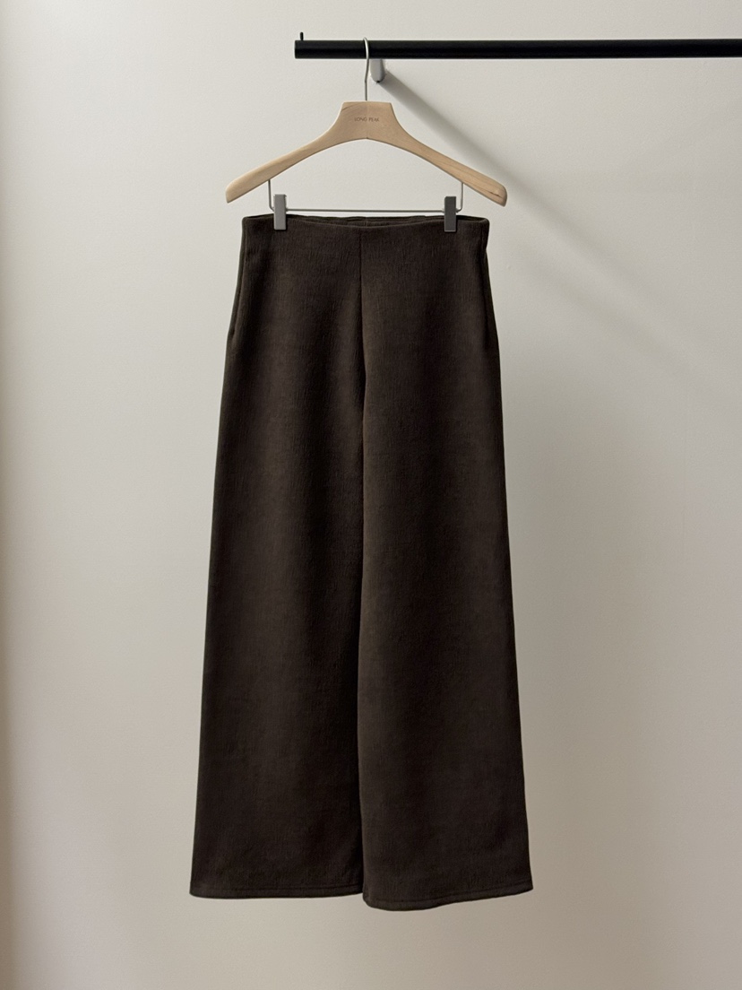 LONG PEAK韓國直郵㊣女裝新款25秋冬休閑真品推薦休閑褲加絨LONG PEAK休閑褲圖色1棕色