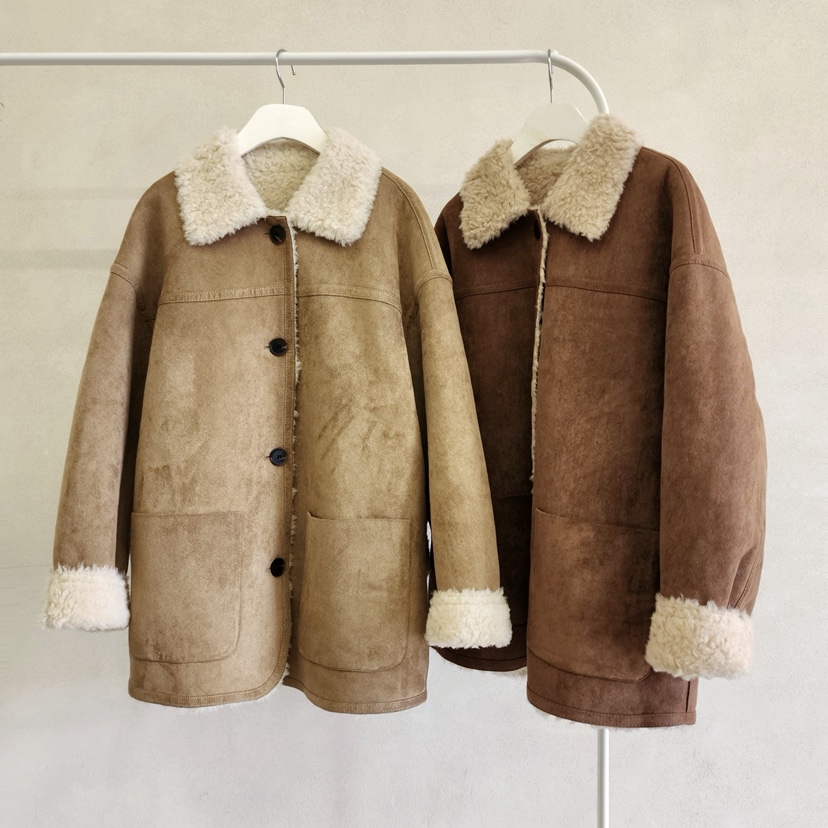 LA BLOOM東大門㊣代購女士新品熱賣職業25秋冬人氣短款大衣La Bloom短款大衣