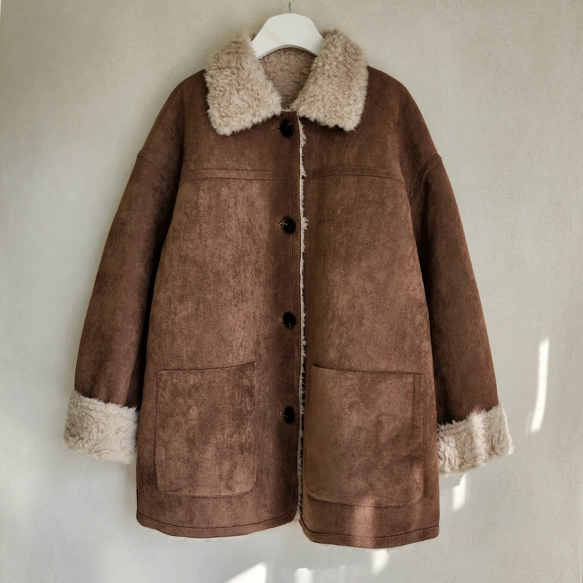 LA BLOOM東大門㊣代購女士新品熱賣職業25秋冬人氣短款大衣La Bloom短款大衣圖色2