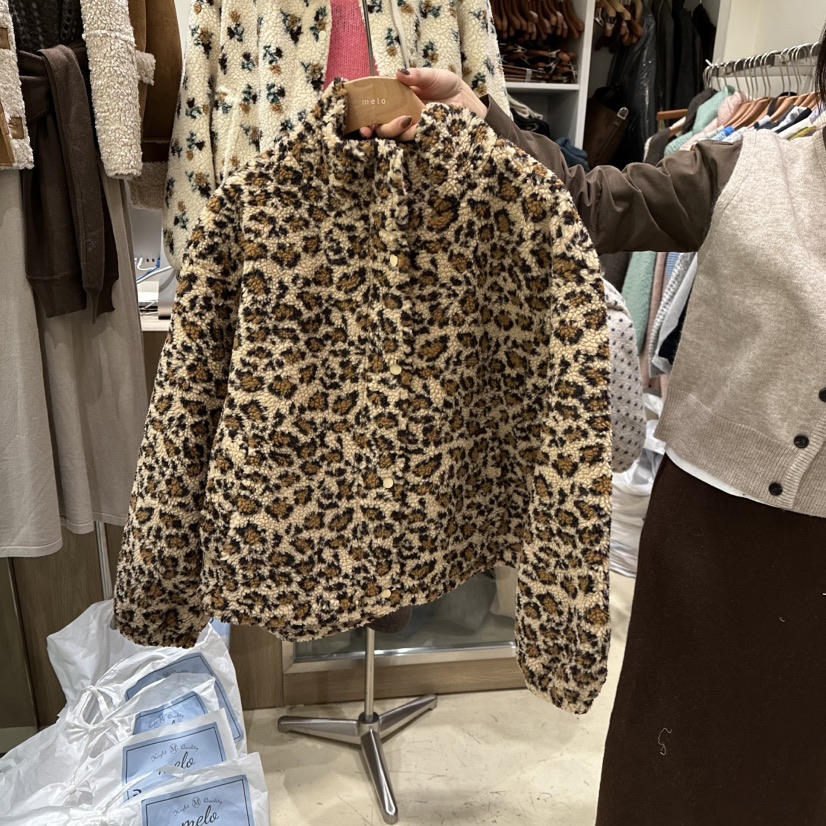 MELO東大門㊣代購女裝新款人氣真品職業休閑推薦25秋冬夾克絨MELO夾克圖色2