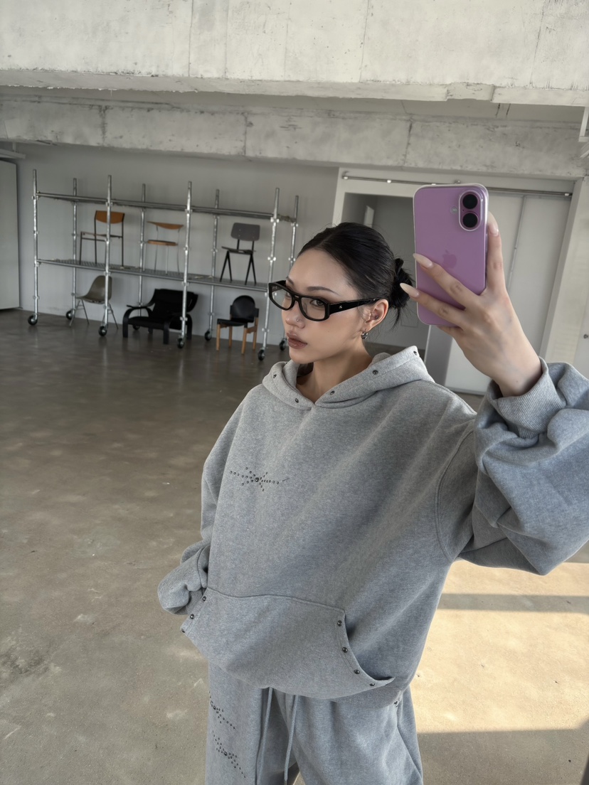 NUEUN韓國代購㊣女裝新款休閑職業時尚人氣熱賣推薦真品衛衣NUEUN/SEEOT衛衣圖色1