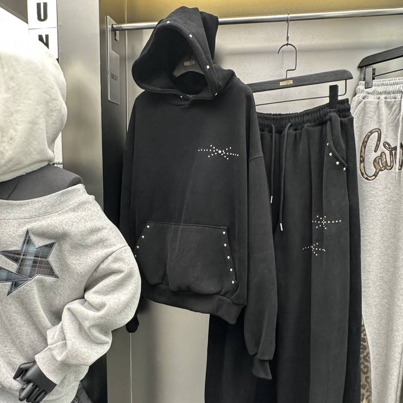 NUEUN韓國代購㊣女裝新款休閑職業時尚人氣熱賣推薦真品衛衣NUEUN/SEEOT衛衣圖色2