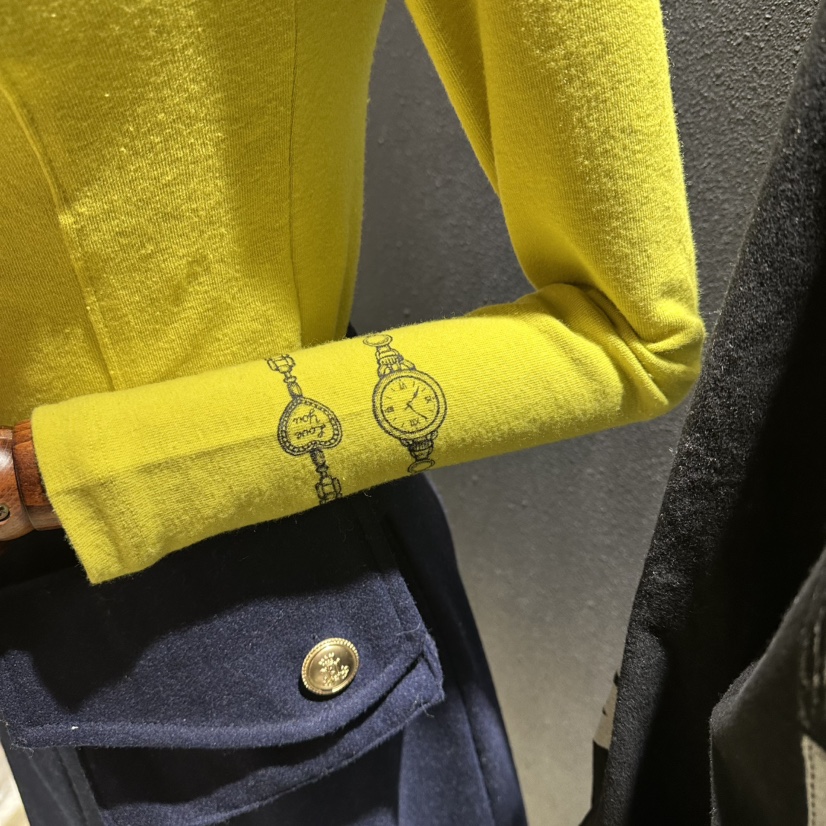 CHAVI韓國直郵㊣女裝新款休閑25秋冬時尚熱賣推薦真品長袖T恤CHAVI長袖T恤