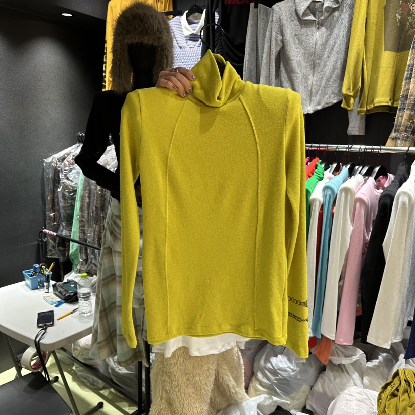 CHAVI韓國直郵㊣女裝新款休閑25秋冬時尚熱賣推薦真品長袖T恤CHAVI長袖T恤圖色5