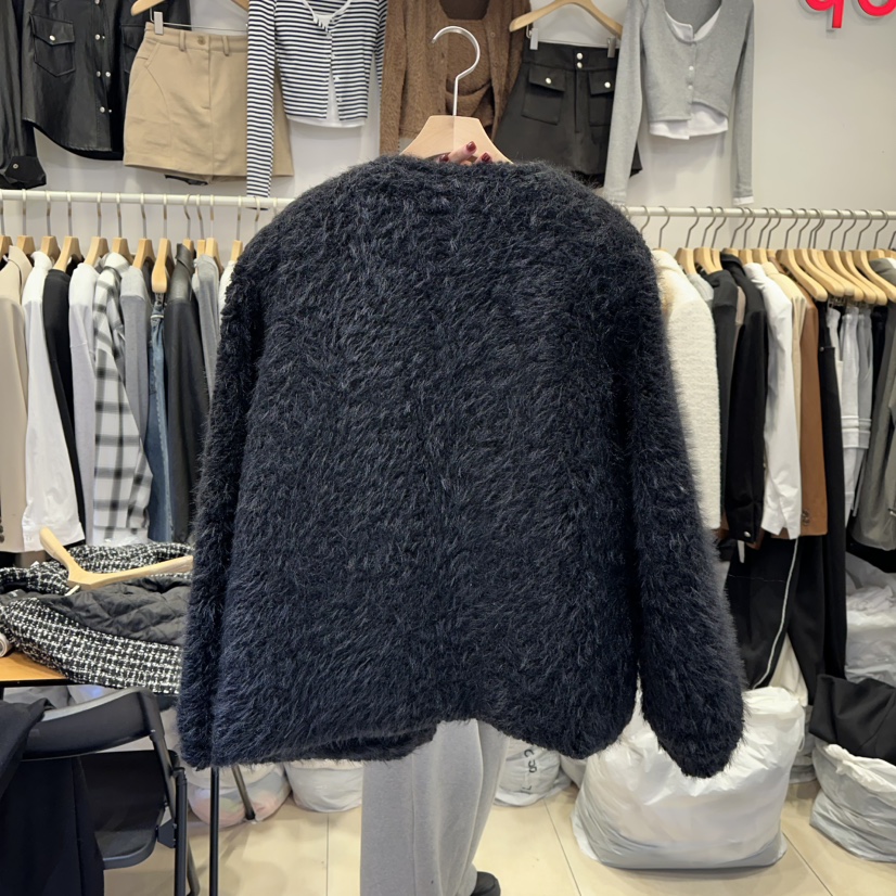 Q C韓國直郵㊣女裝新款職業人氣真品推薦休閑25秋冬短款大衣Republlc of qc短款大衣