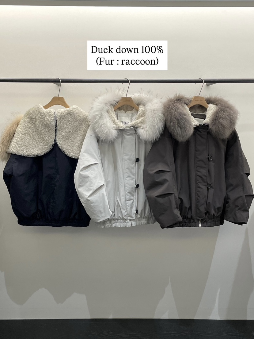OBSESS東大門㊣實拍女裝新品熱賣真品推薦時尚短款羽絨服鴨絨OBSESS/EARLY BIRD短款羽絨服