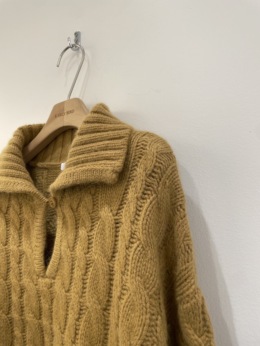 OBSESS韓國代購㊣女裝新品推薦人氣真品休閑25秋冬熱賣針織衫OBSESS/EARLY BIRD針織衫