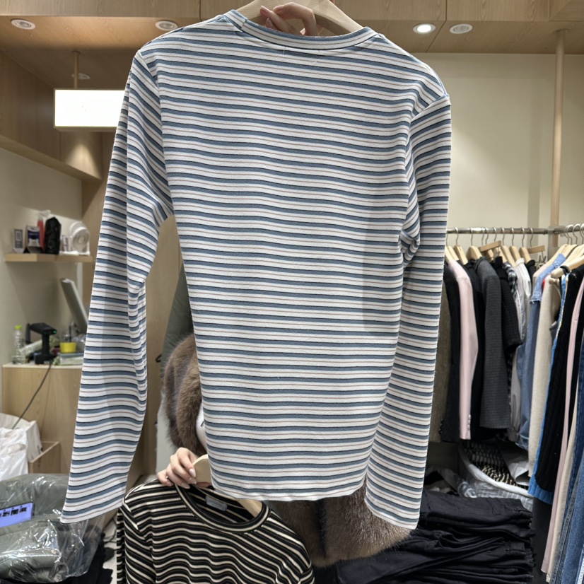 VINTAGE VIBE東大門㊣直郵女裝新款休閑推薦時尚人氣長袖T恤VINTAGE VIBE長袖T恤