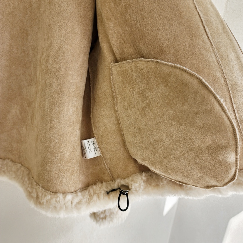 LA BLOOM東大門㊣直郵女裝新品真品推薦休閑短款大衣含圍巾La Bloom短款大衣