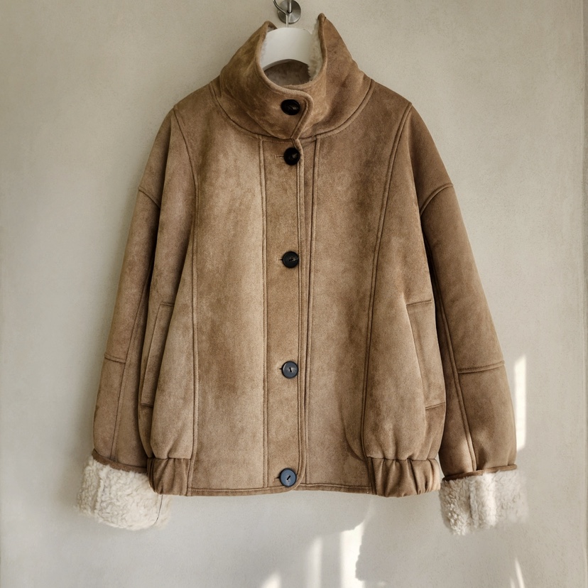 LA BLOOM東大門㊣代購女裝新款職業人氣休閑推薦熱賣短款大衣La Bloom短款大衣圖色2