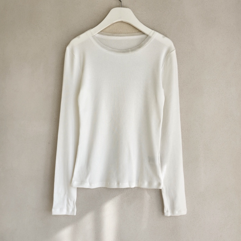 LA BLOOM東大門㊣代購女裝新品推薦25秋冬時尚長袖T恤柔軟La Bloom長袖T恤圖色1