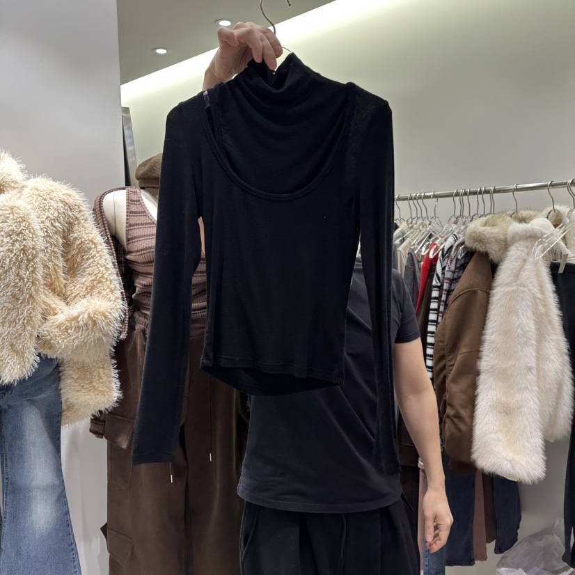 BAIE.38韓國代購㊣女裝新款推薦人氣25秋冬套裝兩件套羊毛BAIE.38套裝圖色2