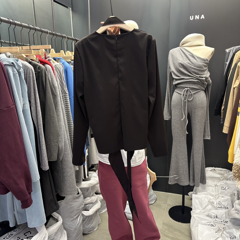 UNA/THE MAY韓國直郵㊣女士新款熱賣休閑25秋冬襯衫蕾絲衫THEMAY/UNA襯衫/蕾絲衫