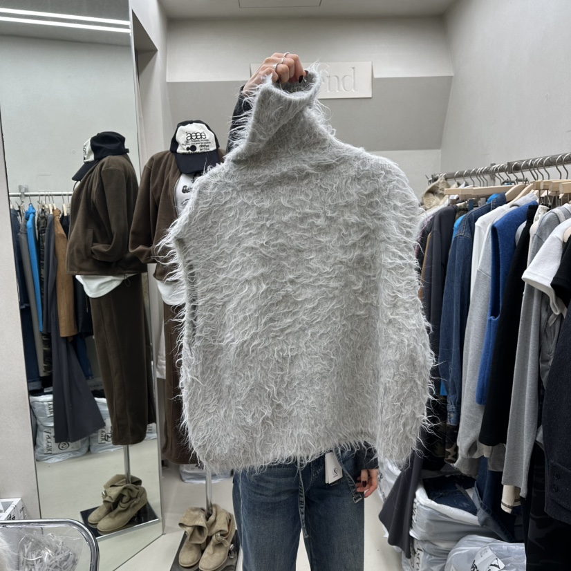 ASCEND東大門㊣代購女士新款25秋冬職業休閑時尚馬甲羊駝毛ASCEND馬甲圖色1