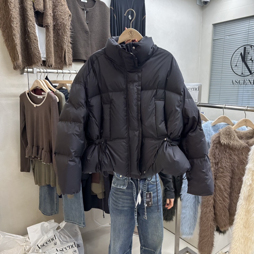 ASCEND東大門㊣直郵女士新款休閑人氣推薦短款羽絨服填充鵝絨ASCEND短款羽絨服圖色2