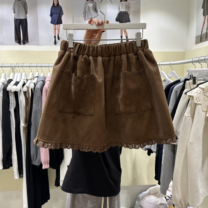 OREUM東大門㊣代購女士新款推薦職業真品時尚人氣熱賣25秋冬短裙OREUM短裙圖色2