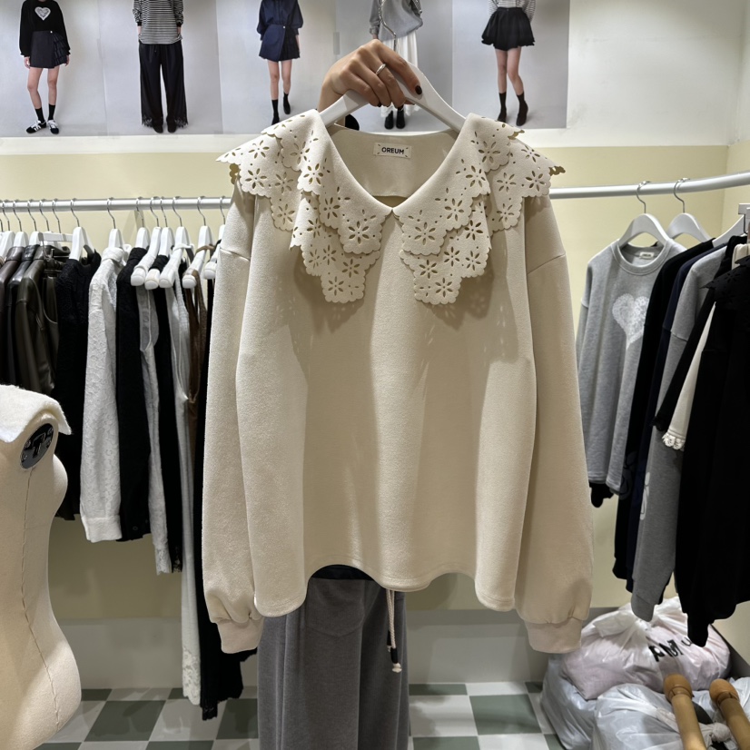 OREUM東大門㊣代購女裝新款真品職業25秋冬推薦熱賣休閑衛衣OREUM衛衣圖色1