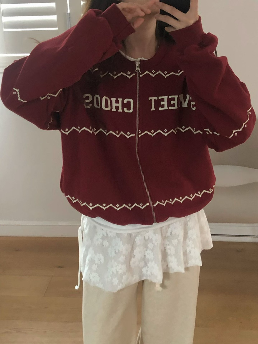 ONDO-P東大門㊣直郵女士新品人氣真品25秋冬休閑推薦職業衛衣ONDO-P衛衣圖色1