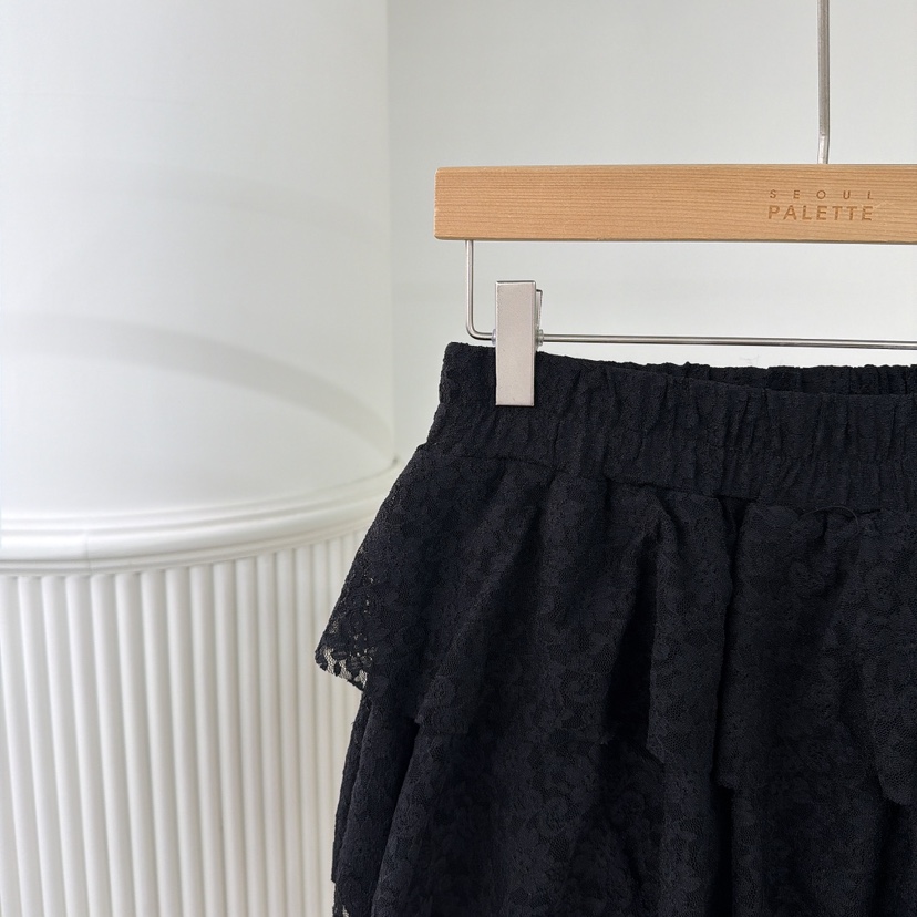 PALETTE-Q韓國直郵㊣女士新款熱賣休閑真品25秋冬裙褲系帶PALETTE裙褲