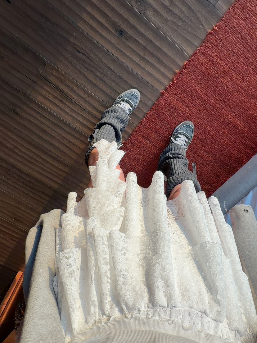 PALETTE-Q韓國直郵㊣女士新款熱賣休閑真品25秋冬裙褲系帶PALETTE裙褲