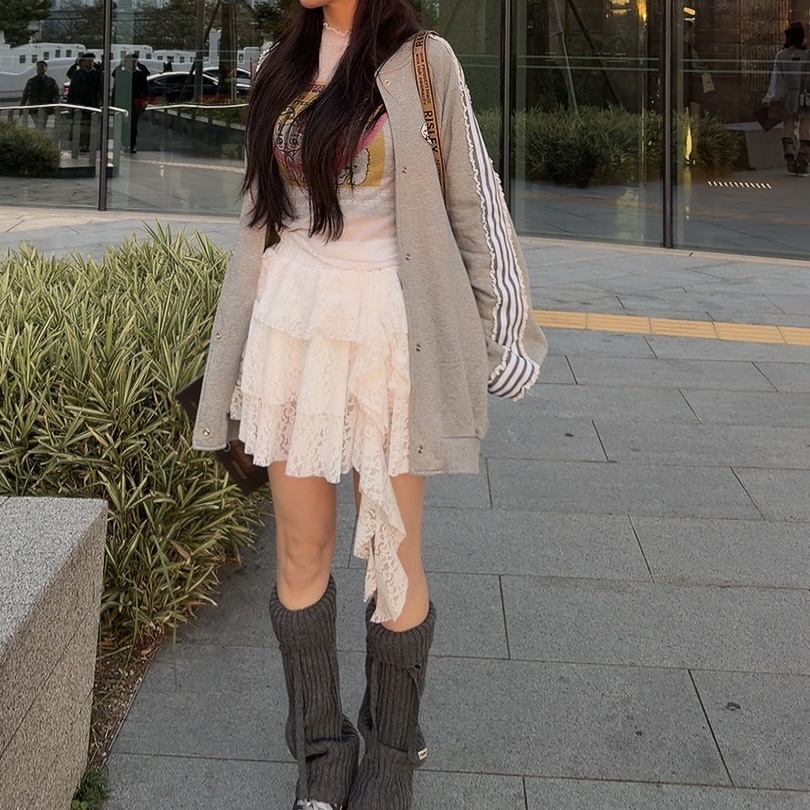 PALETTE-Q韓國直郵㊣女士新款熱賣休閑真品25秋冬裙褲系帶PALETTE裙褲