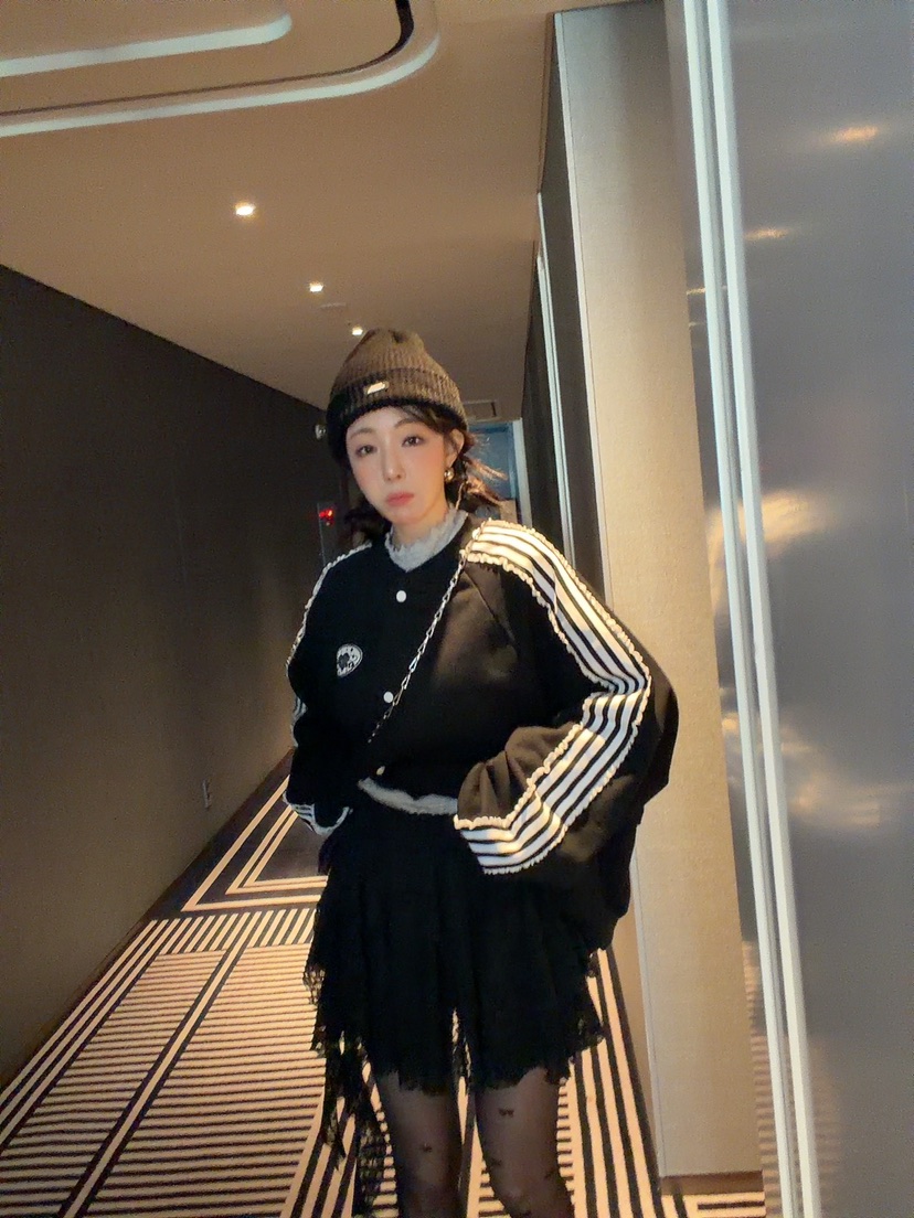 PALETTE-Q韓國直郵㊣女士新款熱賣休閑真品25秋冬裙褲系帶PALETTE裙褲