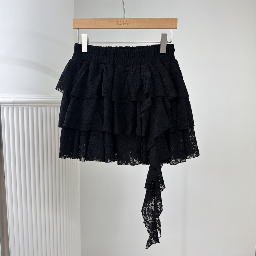 PALETTE-Q韓國直郵㊣女士新款熱賣休閑真品25秋冬裙褲系帶PALETTE裙褲圖色2