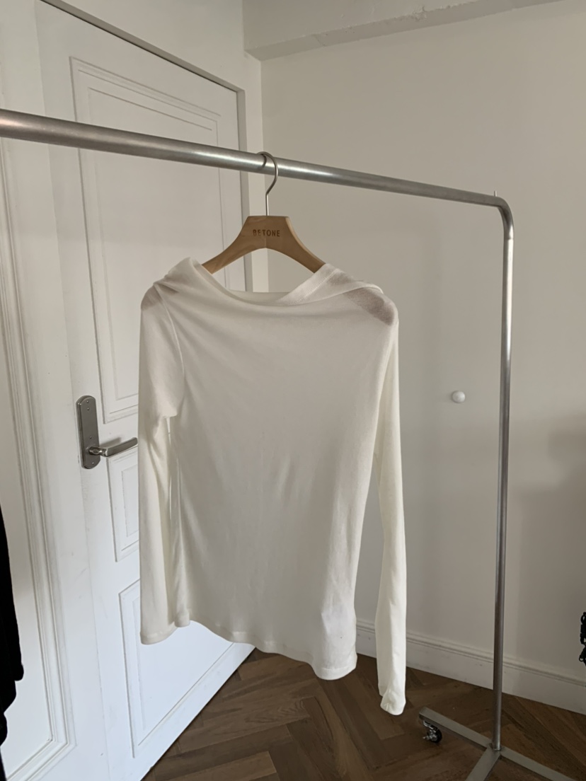 BETONE韓國直郵㊣女士新品人氣25秋冬職業真品時尚長袖T恤透明BETONE長袖T恤圖色1