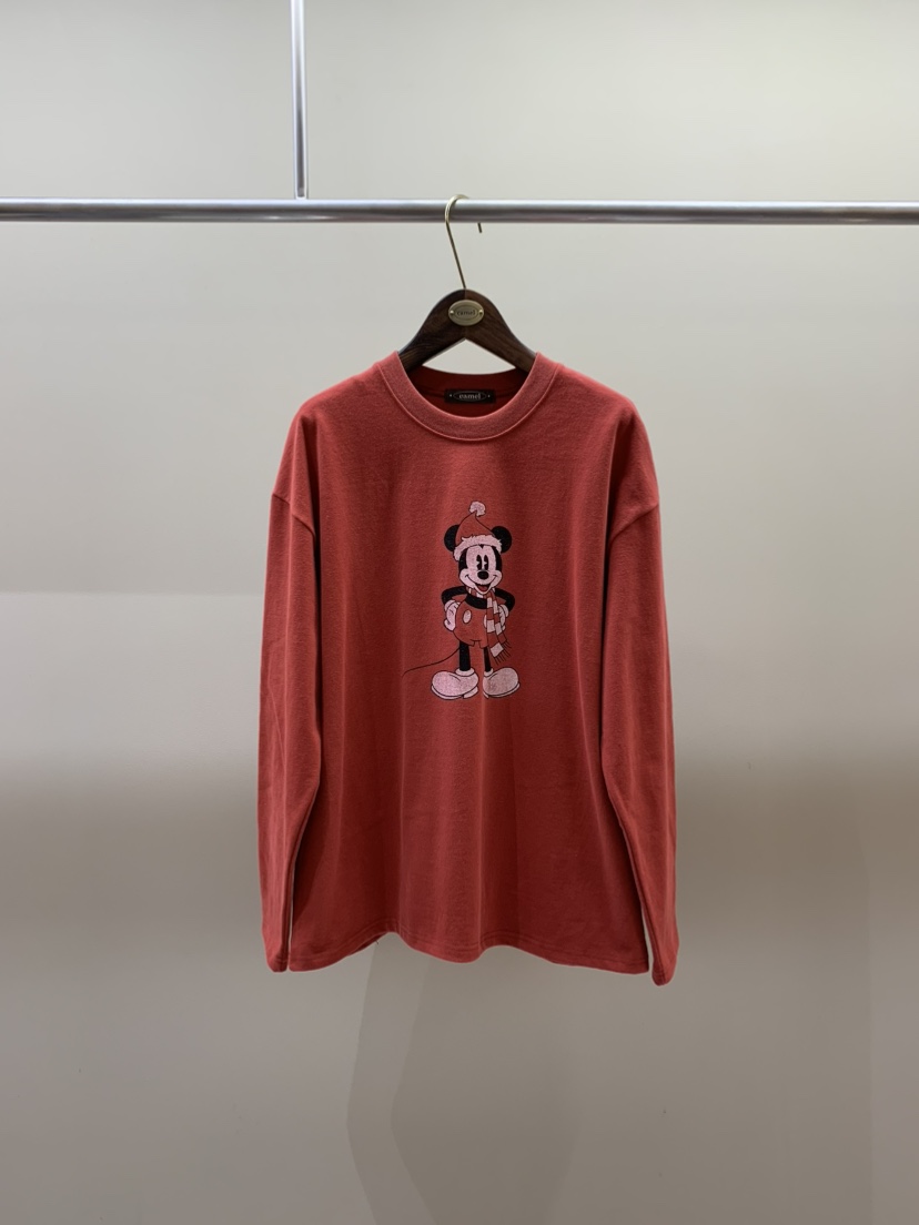 CAMEL-P東大門㊣代購女士新品職業長袖T恤Came_l 家長袖T恤圖色1