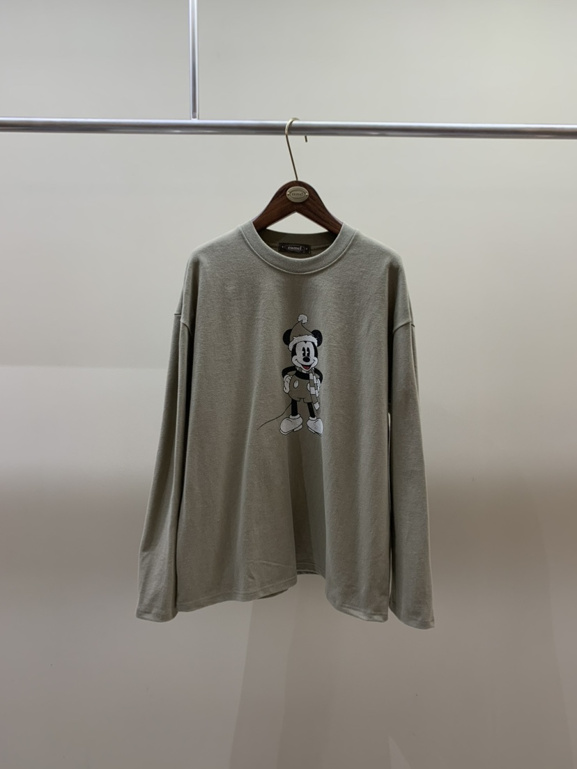 CAMEL-P東大門㊣代購女士新品職業長袖T恤Came_l 家長袖T恤圖色4