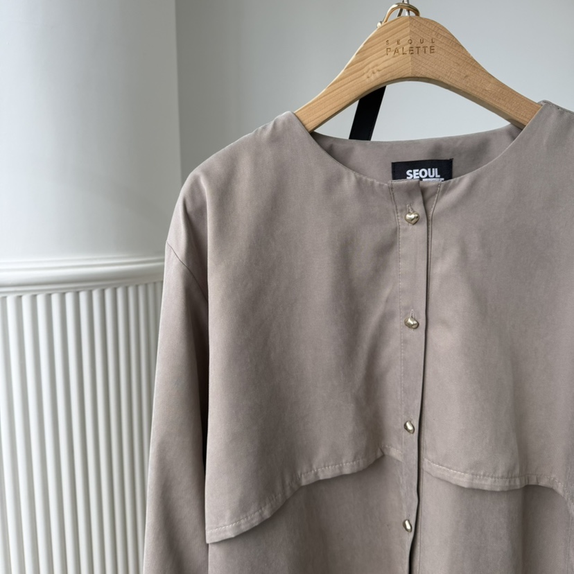 PALETTE-Q韓國代購㊣女士新品人氣休閑時尚推薦連衣裙含腰帶PALETTE連衣裙