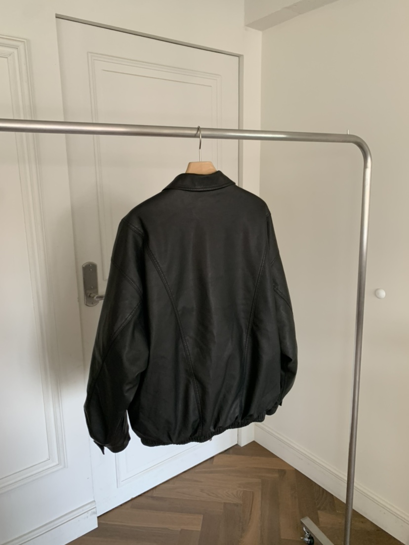 BETONE韓國直郵㊣女裝新品真品時尚25秋冬人氣夾克皮革絎縫BETONE夾克