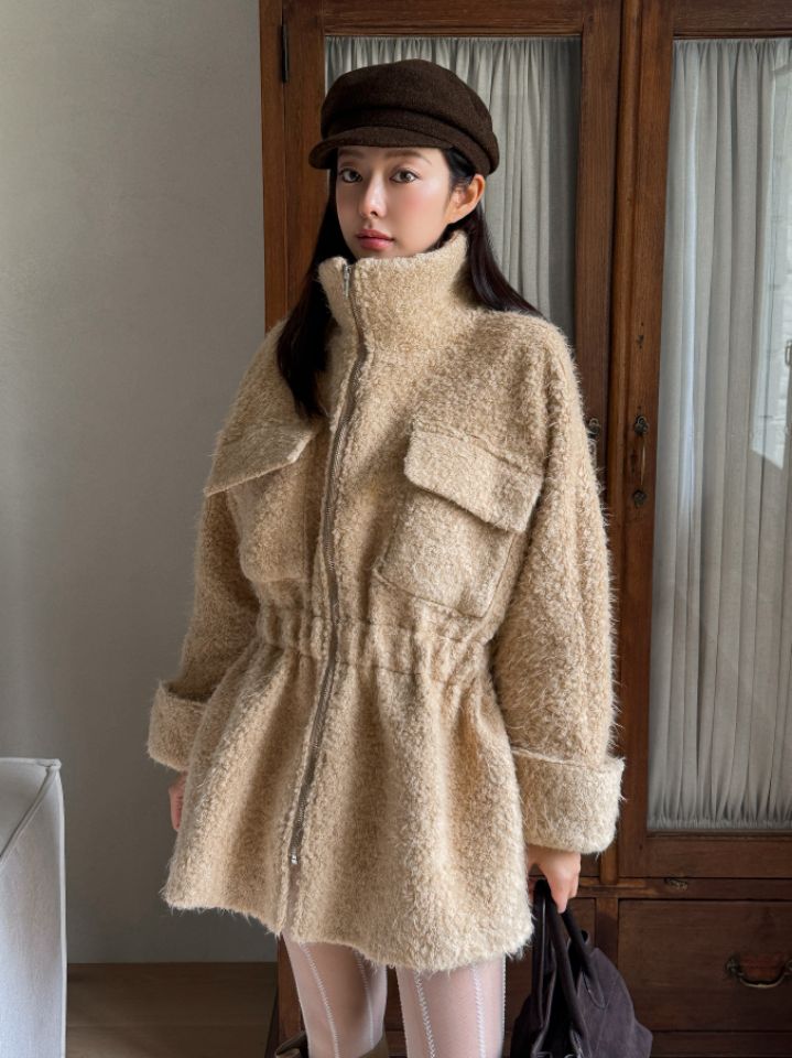 CATS東大門㊣直郵女裝新品真品人氣熱賣休閑時尚中長款大衣CAT.S中長款大衣