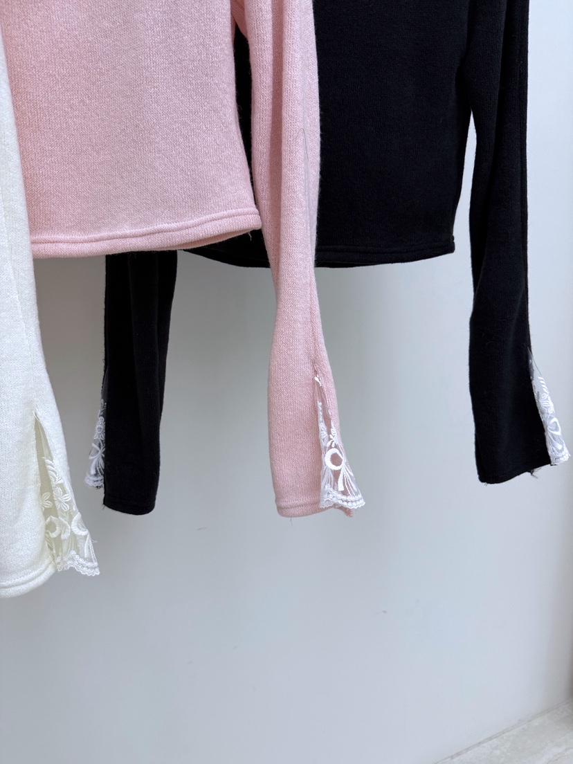 AB韓國代購㊣女裝新款人氣時尚休閑真品職業25秋冬長袖T恤羊毛AB長袖T恤