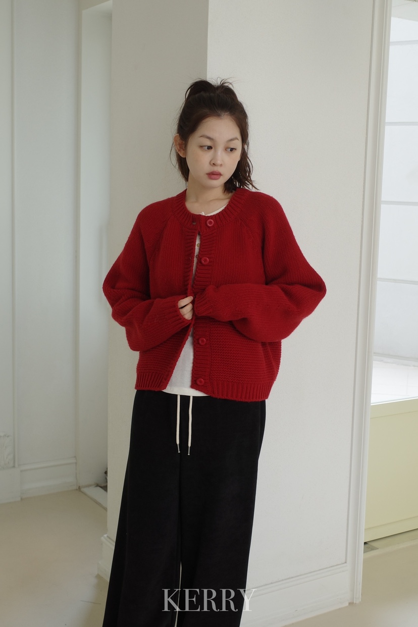 KERRY韓國直郵㊣女士新品推薦職業休閑熱賣人氣針織衫羊毛開衫KERRY針織衫
