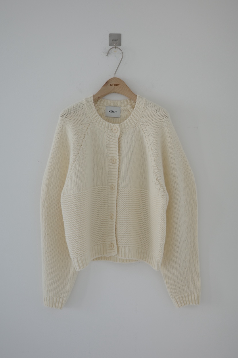 KERRY韓國直郵㊣女士新品推薦職業休閑熱賣人氣針織衫羊毛開衫KERRY針織衫圖色1