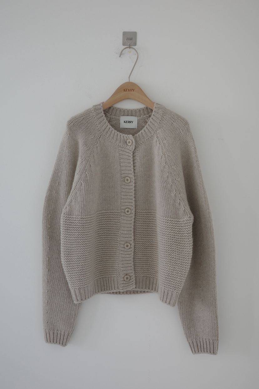 KERRY韓國直郵㊣女士新品推薦職業休閑熱賣人氣針織衫羊毛開衫KERRY針織衫圖色2