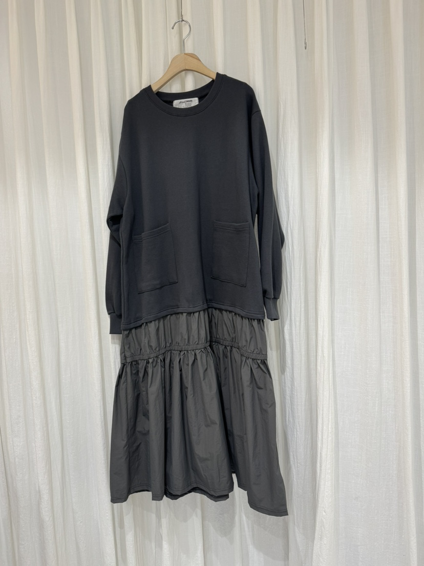 COKKIRI韓國直郵㊣女裝新款時尚人氣推薦熱賣25秋冬連衣裙褶皺COKKIRI連衣裙圖色3