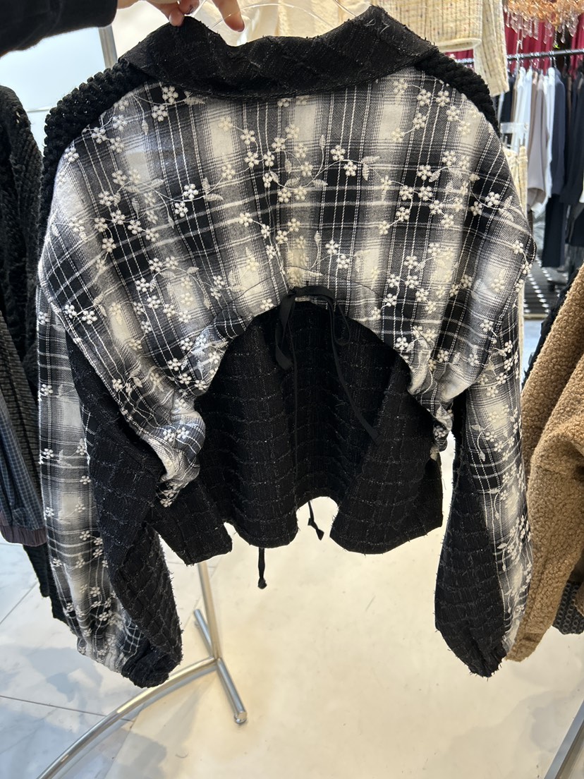 ECHOPARTY韓國代購㊣女士新品人氣時尚職業25秋冬休閑夾克絎縫ECHOPARTY夾克