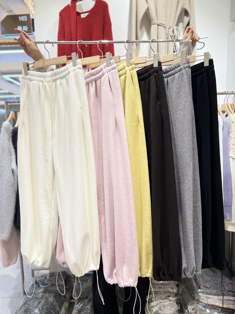 OLA韓國代購㊣女士新品熱賣25秋冬人氣職業時尚推薦休閑褲條紋mellor/OLA休閑褲