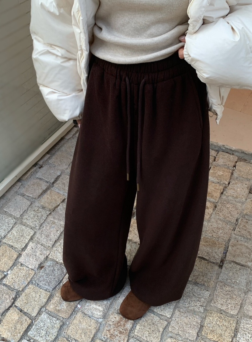 OLA韓國代購㊣女士新品熱賣25秋冬人氣職業時尚推薦休閑褲條紋mellor/OLA休閑褲