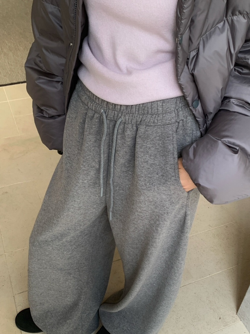 OLA韓國代購㊣女士新品熱賣25秋冬人氣職業時尚推薦休閑褲條紋mellor/OLA休閑褲